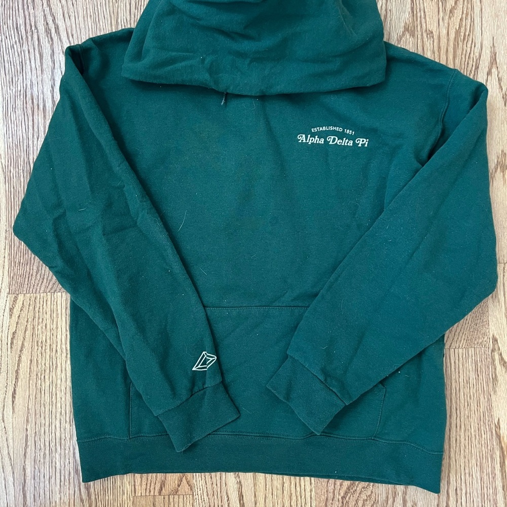 Alpha Delta Pi Green Hoodie
